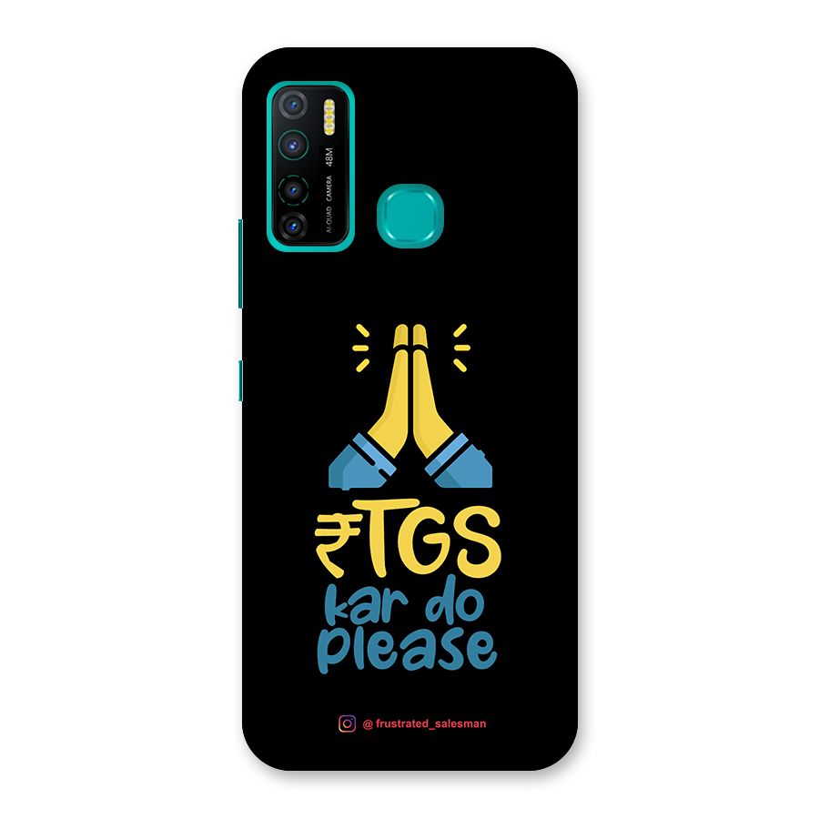 RTGS Kar Do Please Black Back Case for Infinix Hot 9 Pro