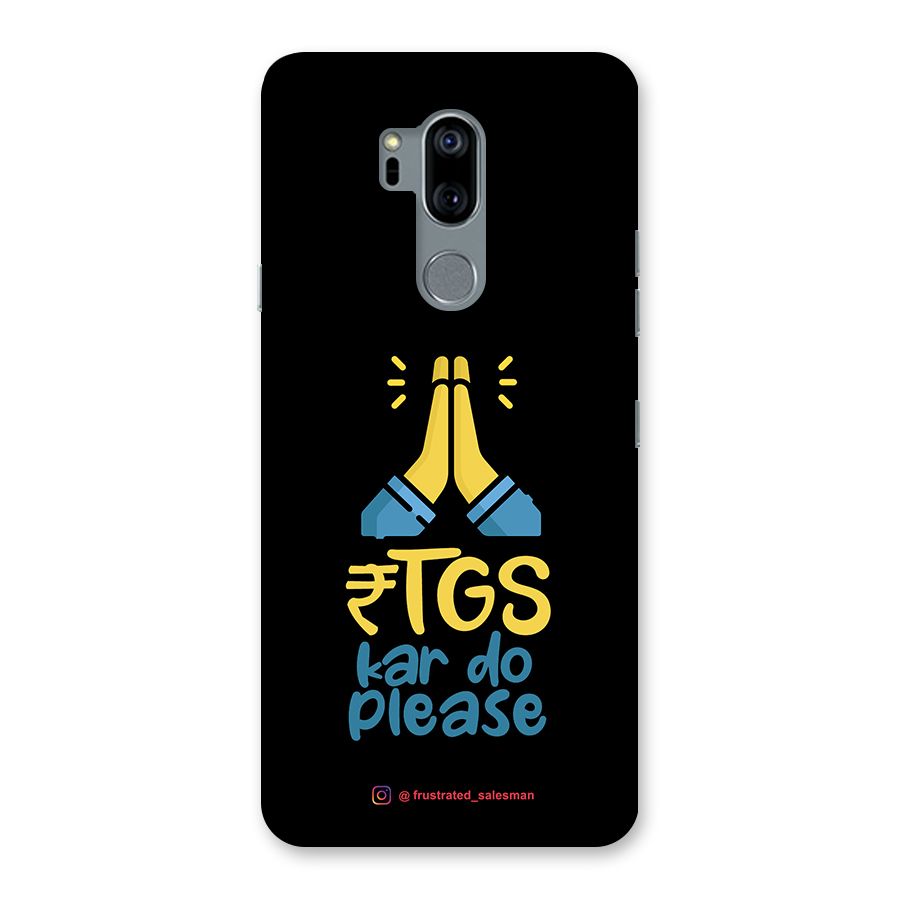 RTGS Kar Do Please Black Back Case for LG G7