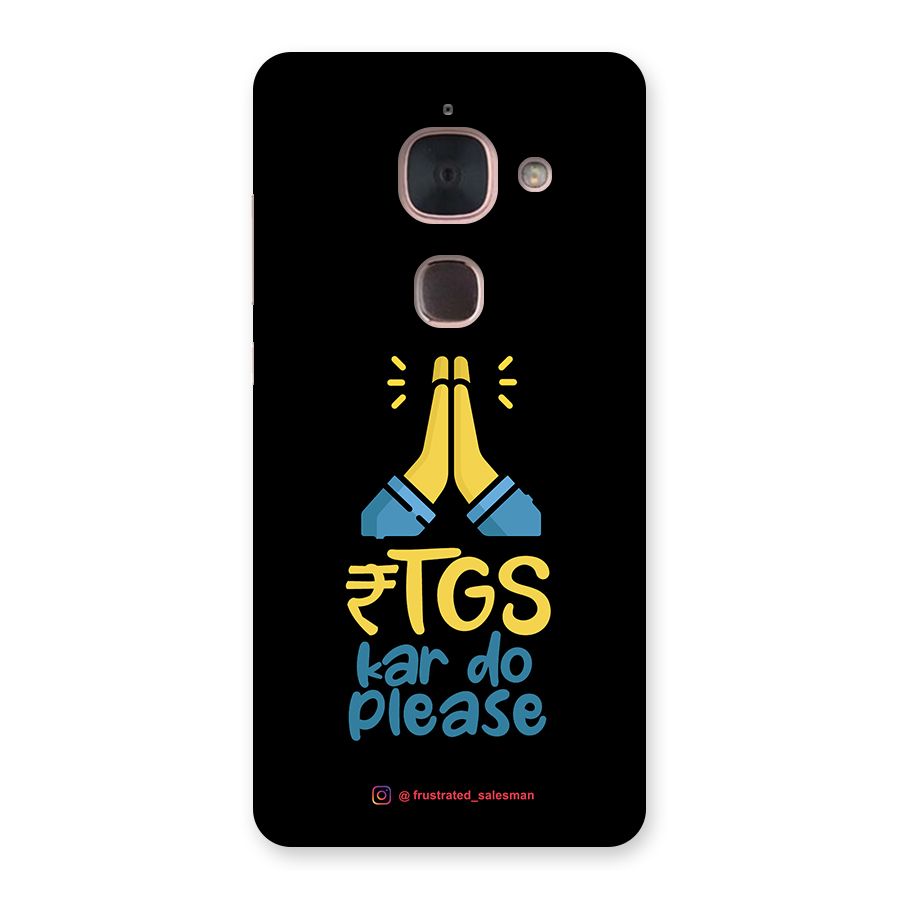 RTGS Kar Do Please Black Back Case for Le Max 2