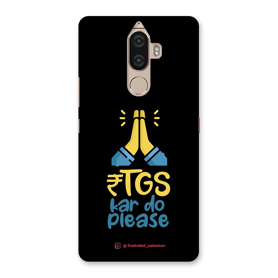 RTGS Kar Do Please Black Back Case for Lenovo K8 Note