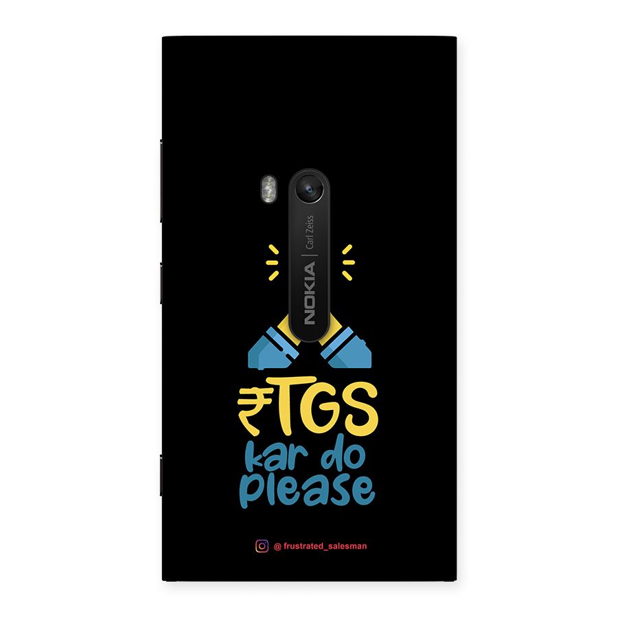 RTGS Kar Do Please Black Back Case for Lumia 920