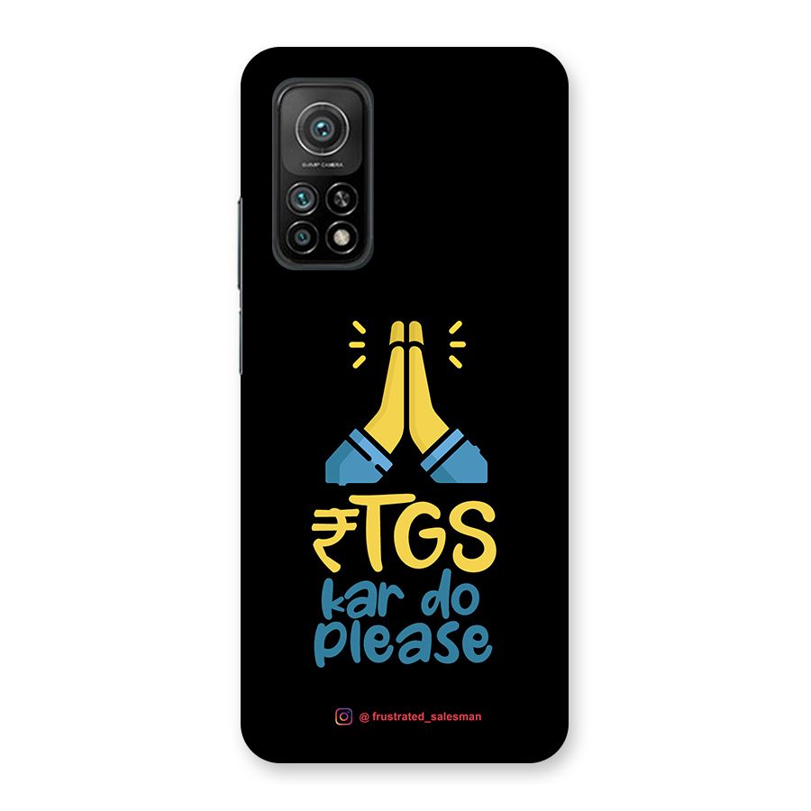 RTGS Kar Do Please Black Back Case for Mi 10T 5G