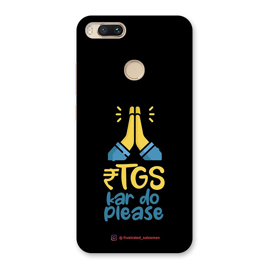 RTGS Kar Do Please Black Back Case for Mi A1