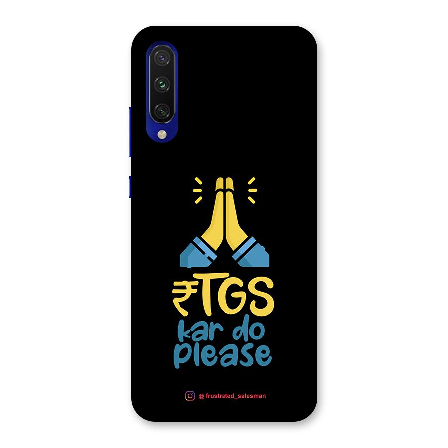 RTGS Kar Do Please Black Back Case for Mi A3