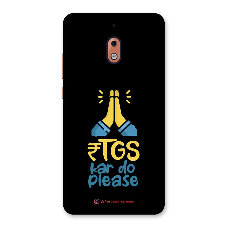RTGS Kar Do Please Black Back Case for Nokia 2.1