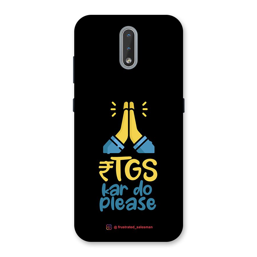 RTGS Kar Do Please Black Back Case for Nokia 2.3