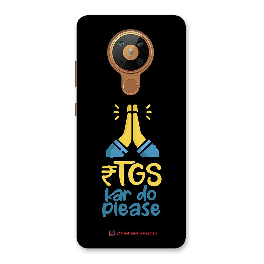 RTGS Kar Do Please Black Back Case for Nokia 5.3