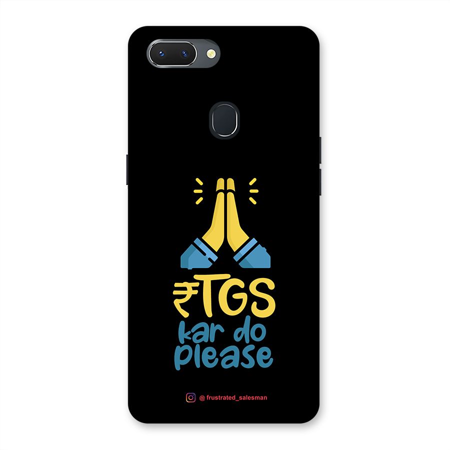 RTGS Kar Do Please Black Back Case for Oppo Realme 2
