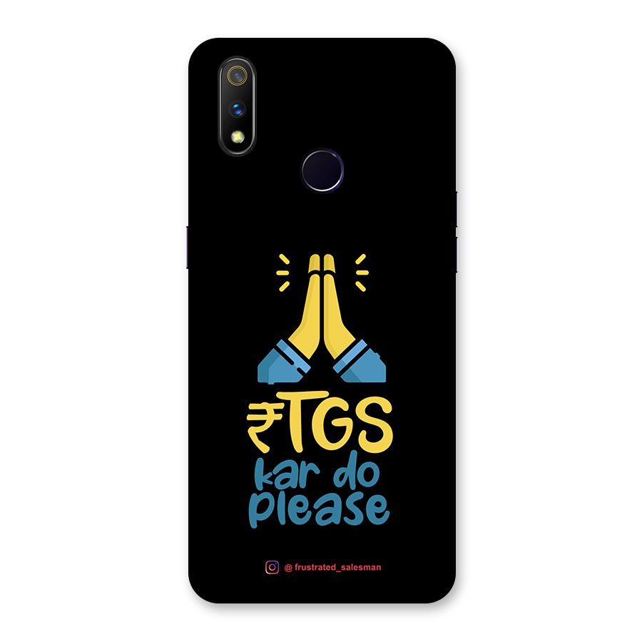 RTGS Kar Do Please Black Back Case for Realme 3 Pro