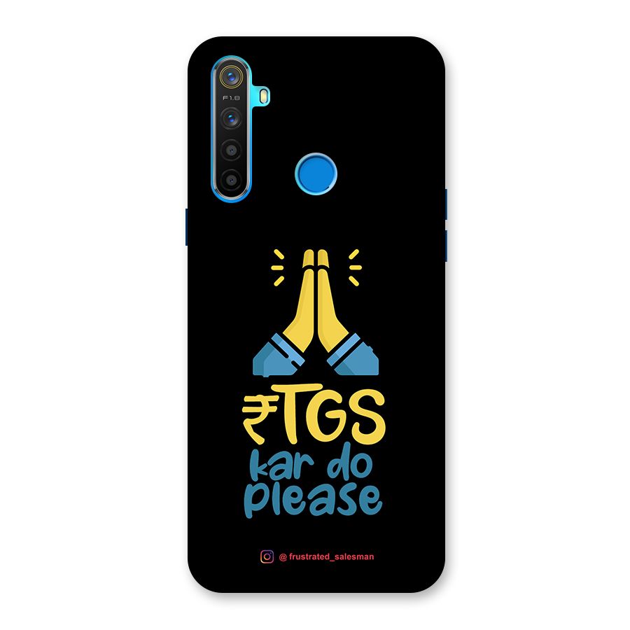 RTGS Kar Do Please Black Back Case for Realme 5s