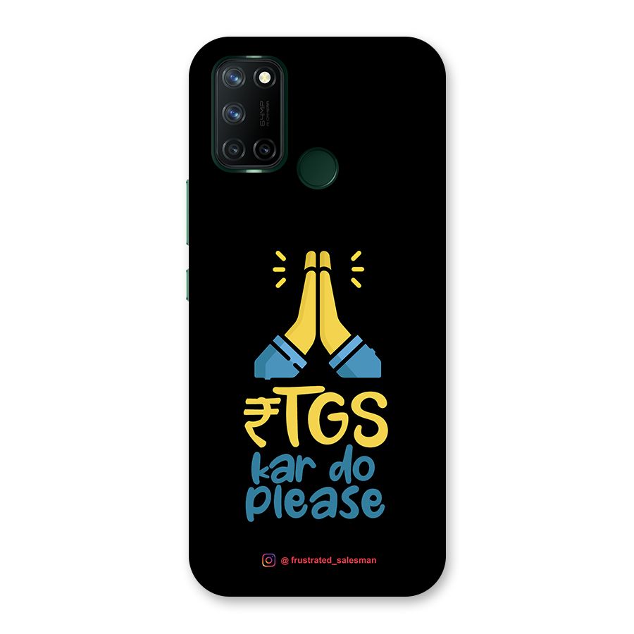 RTGS Kar Do Please Black Back Case for Realme 7i