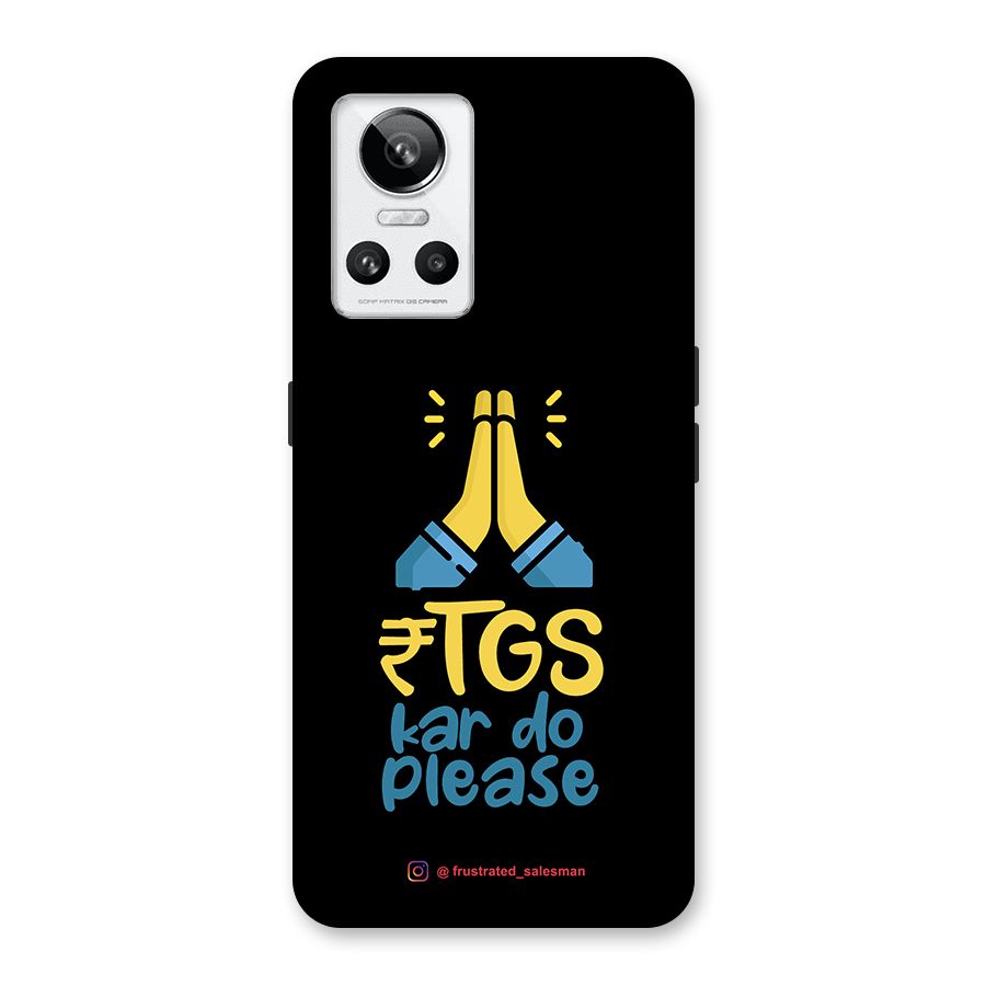 RTGS Kar Do Please Black Back Case for Realme GT Neo 3