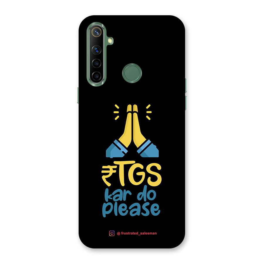 RTGS Kar Do Please Black Back Case for Realme Narzo 10