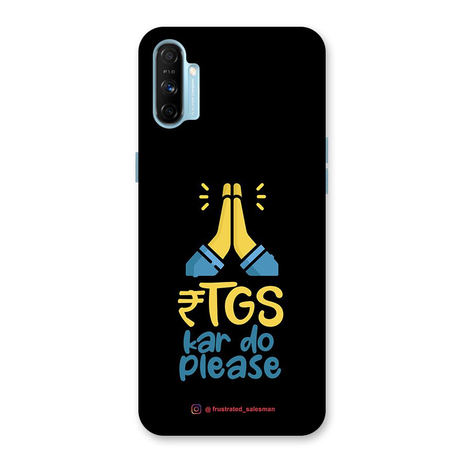 RTGS Kar Do Please Black Back Case for Realme Narzo 20A