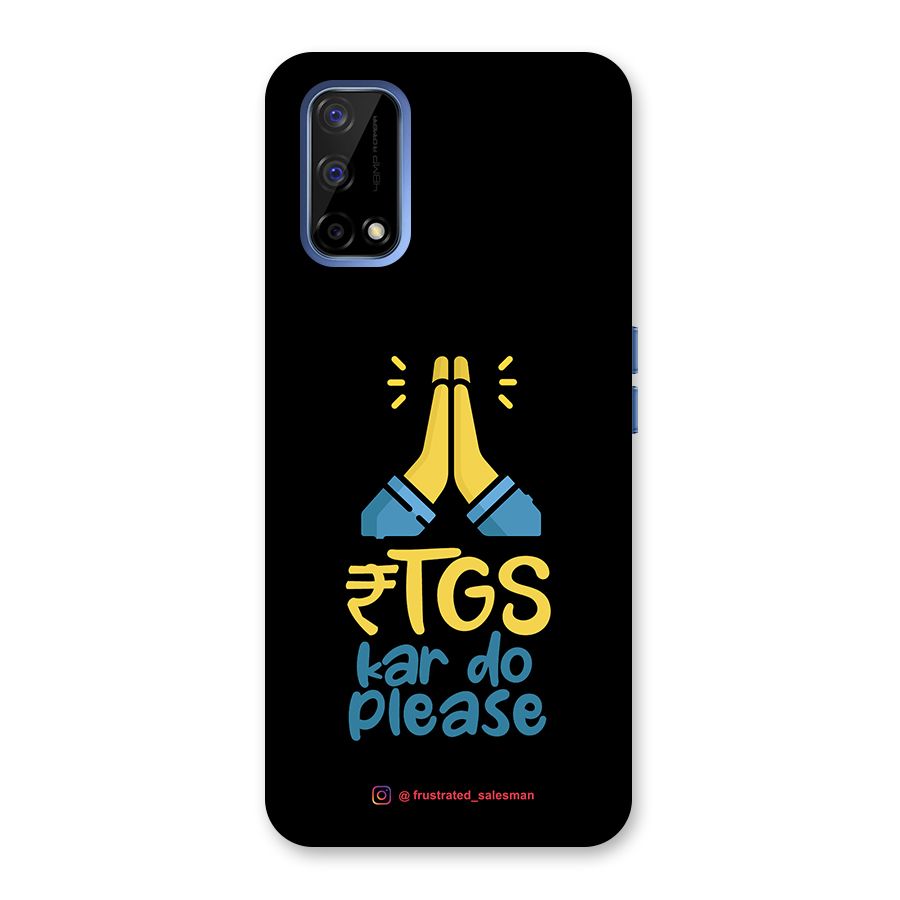 RTGS Kar Do Please Black Back Case for Realme Narzo 30 Pro