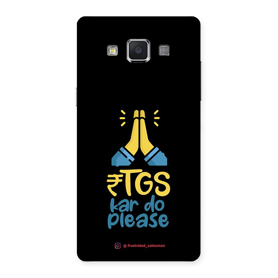 RTGS Kar Do Please Black Back Case for Samsung Galaxy A5