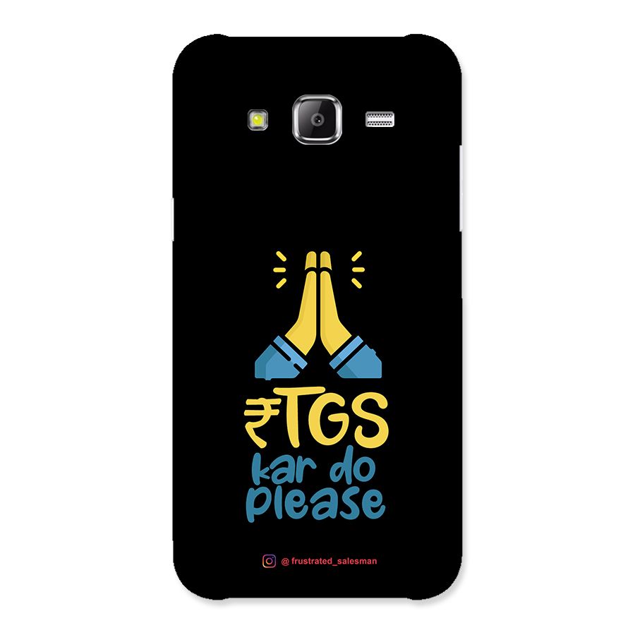 RTGS Kar Do Please Black Back Case for Samsung Galaxy J5