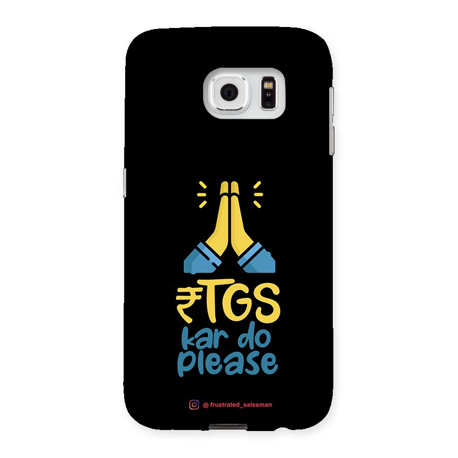 RTGS Kar Do Please Black Back Case for Samsung Galaxy S6