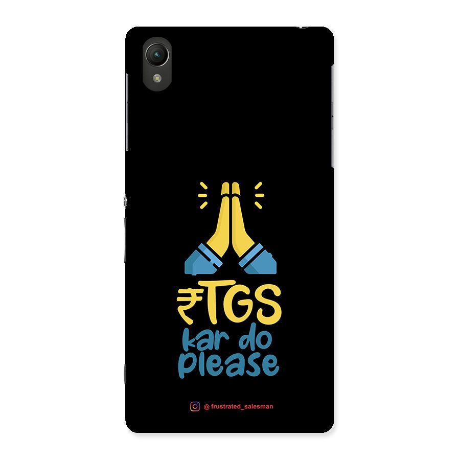 RTGS Kar Do Please Black Back Case for Sony Xperia Z2