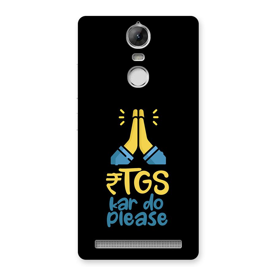 RTGS Kar Do Please Black Back Case for Vibe K5 Note