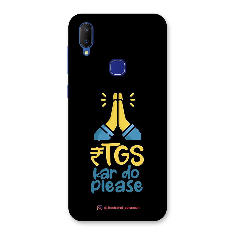RTGS Kar Do Please Black Back Case for Vivo V11