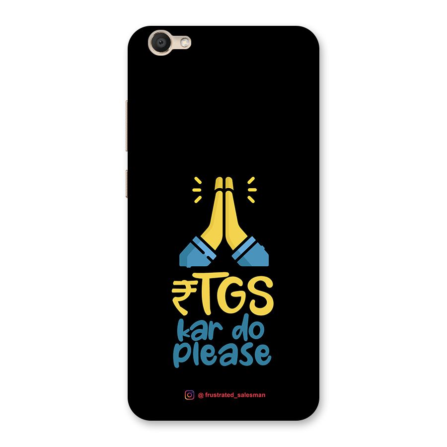 RTGS Kar Do Please Black Back Case for Vivo V5