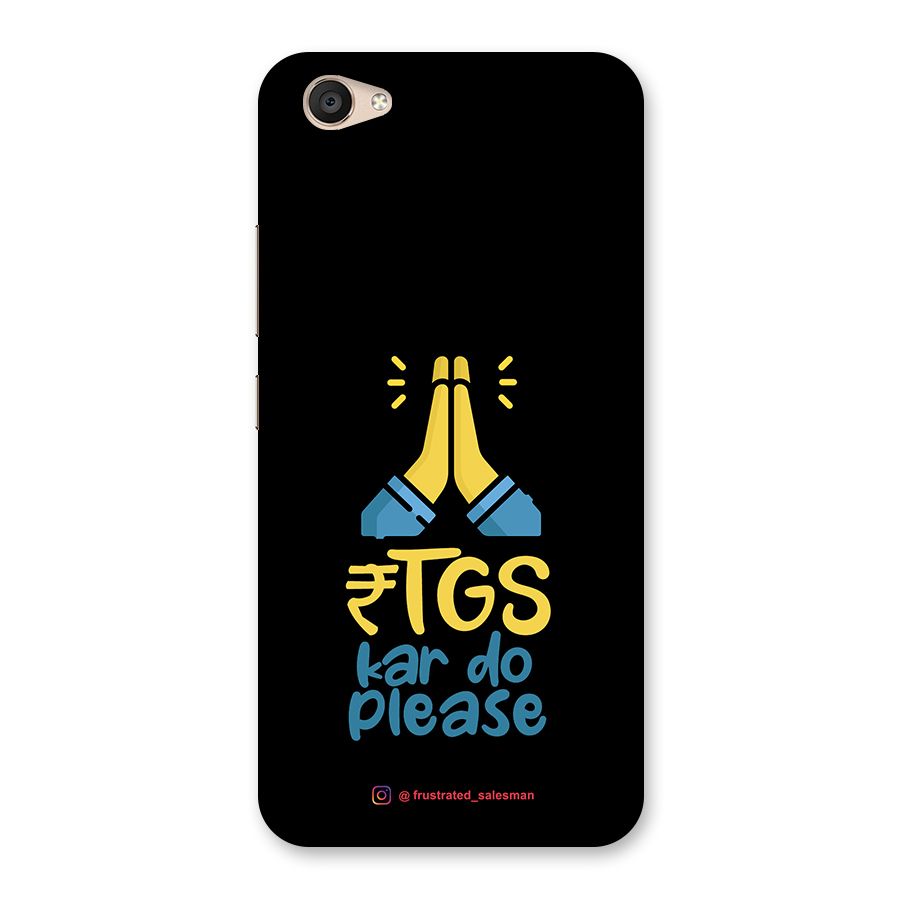 RTGS Kar Do Please Black Back Case for Vivo V5 Plus