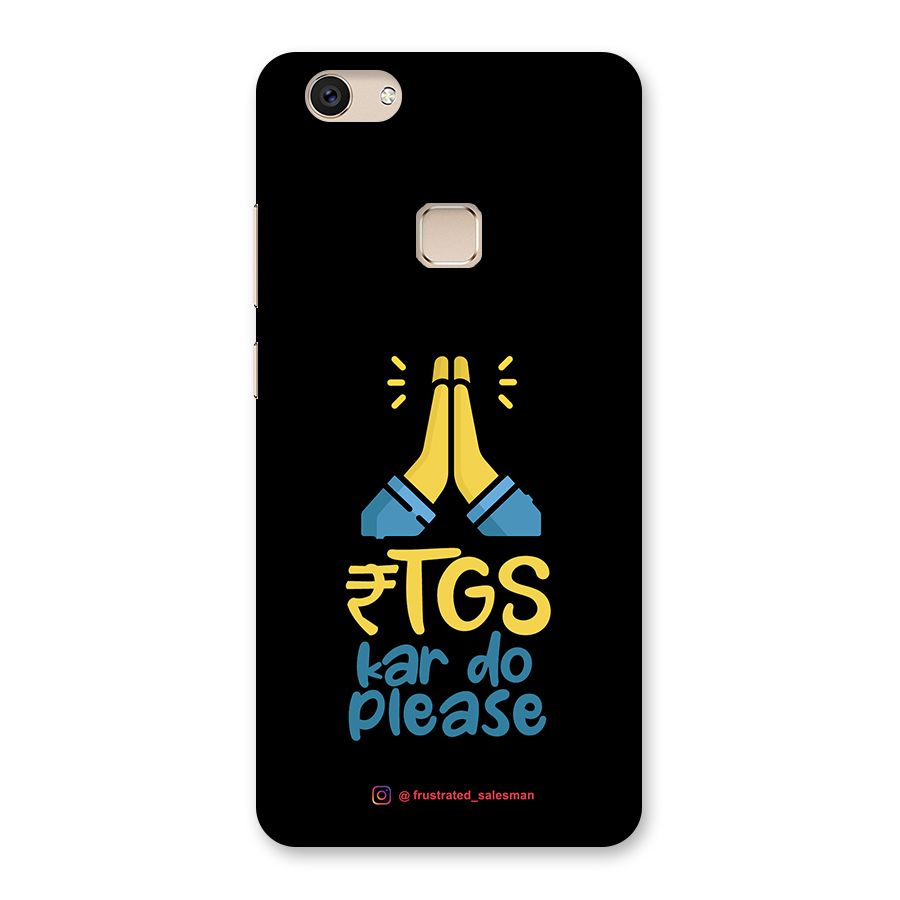 RTGS Kar Do Please Black Back Case for Vivo V7