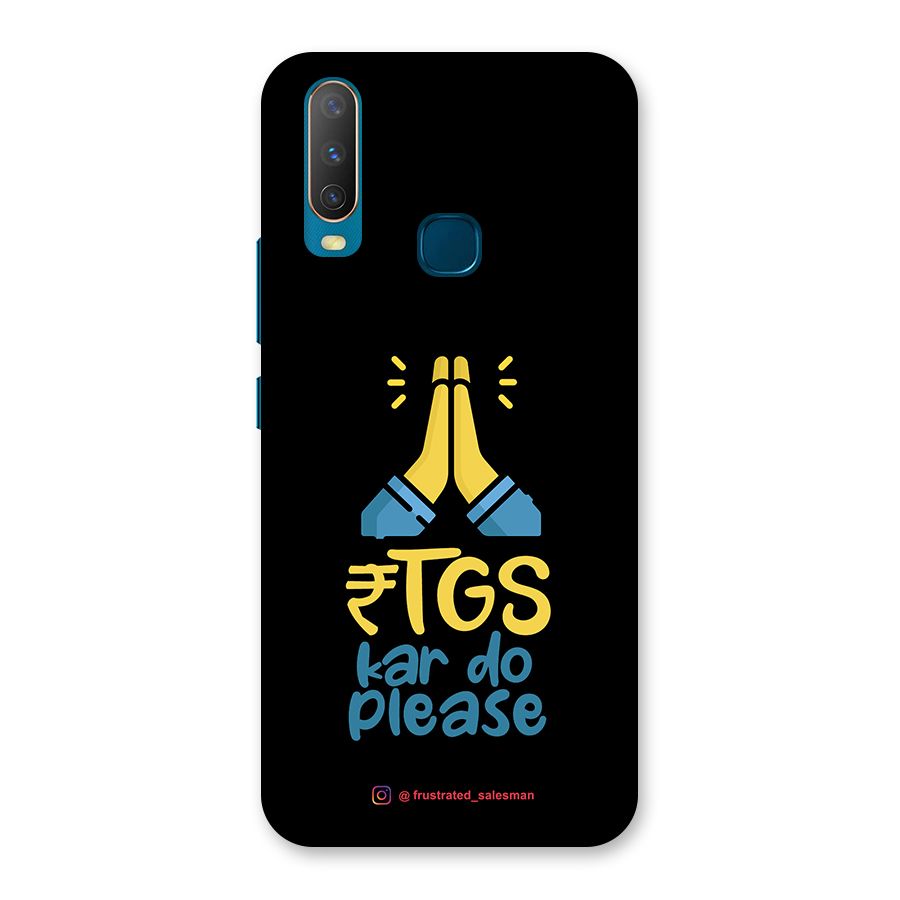 RTGS Kar Do Please Black Back Case for Vivo Y11