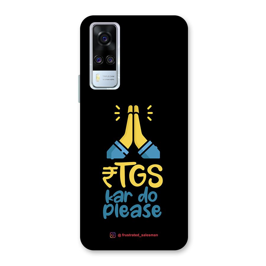 RTGS Kar Do Please Black Back Case for Vivo Y31