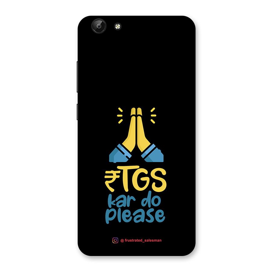 RTGS Kar Do Please Black Back Case for Vivo Y69