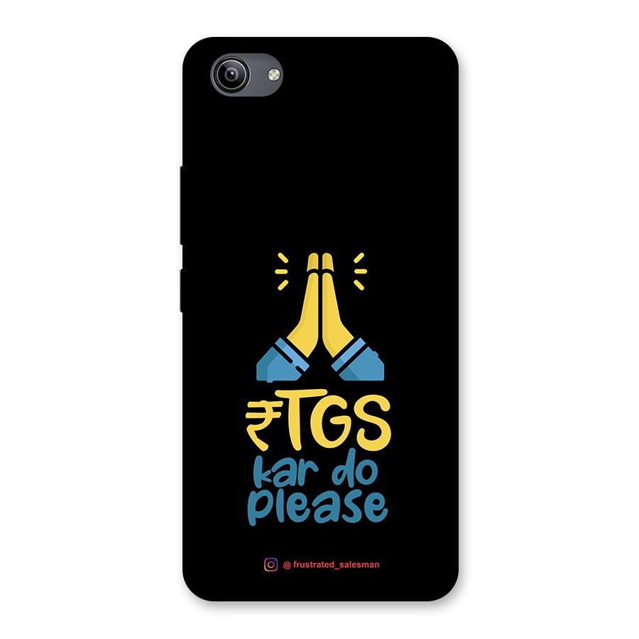 RTGS Kar Do Please Black Back Case for Vivo Y81i