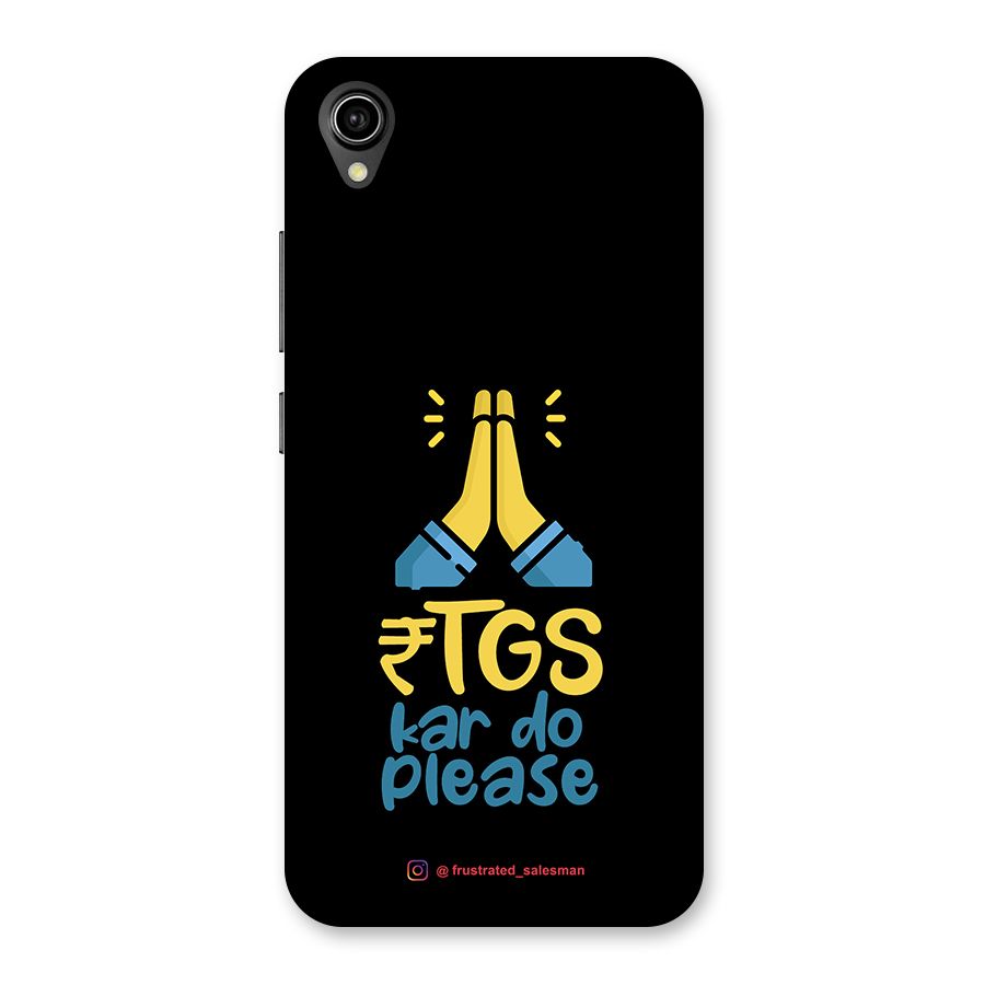 RTGS Kar Do Please Black Back Case for Vivo Y90