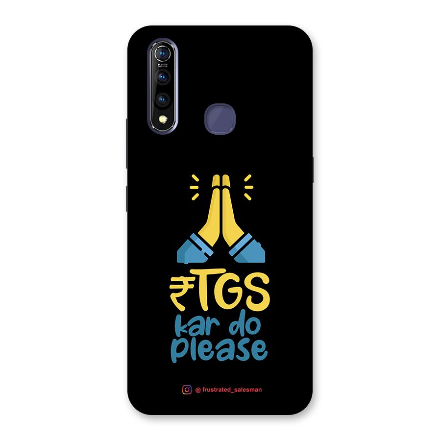 RTGS Kar Do Please Black Back Case for Vivo Z1 Pro