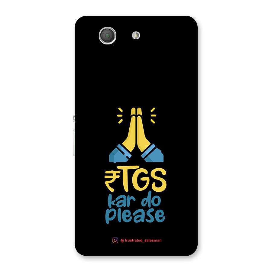 RTGS Kar Do Please Black Back Case for Xperia Z3 Compact