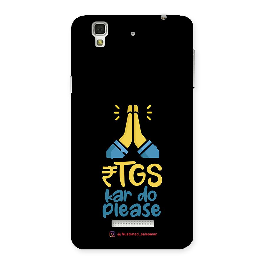 RTGS Kar Do Please Black Back Case for YU Yureka Plus