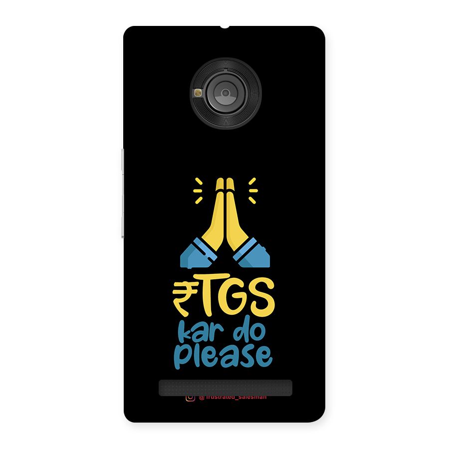 RTGS Kar Do Please Black Back Case for Yu Yuphoria