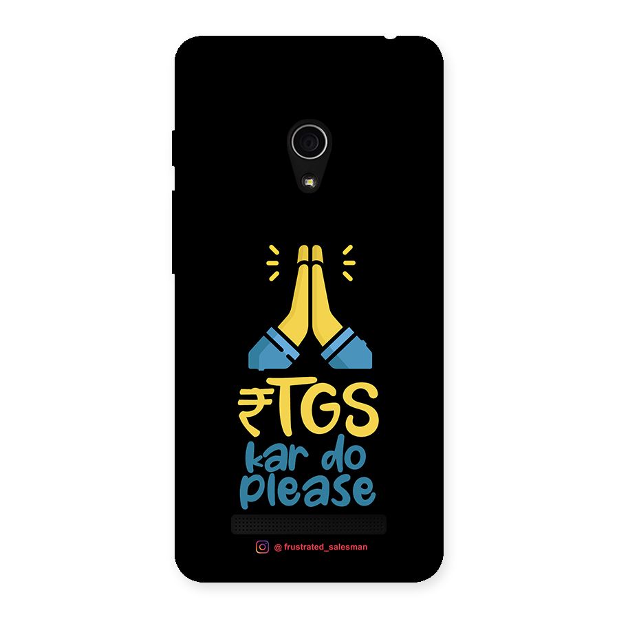 RTGS Kar Do Please Black Back Case for Zenfone 5