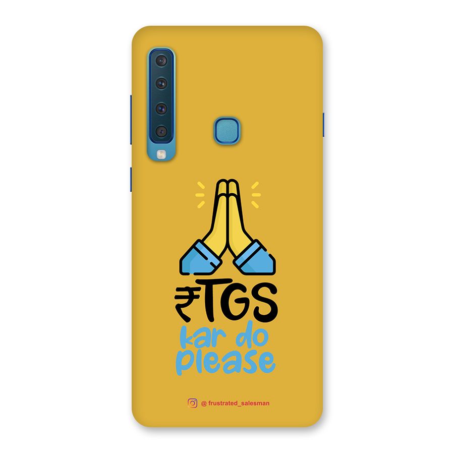 RTGS Kar Do Please Mustard Yellow Back Case for Galaxy A9 (2018)