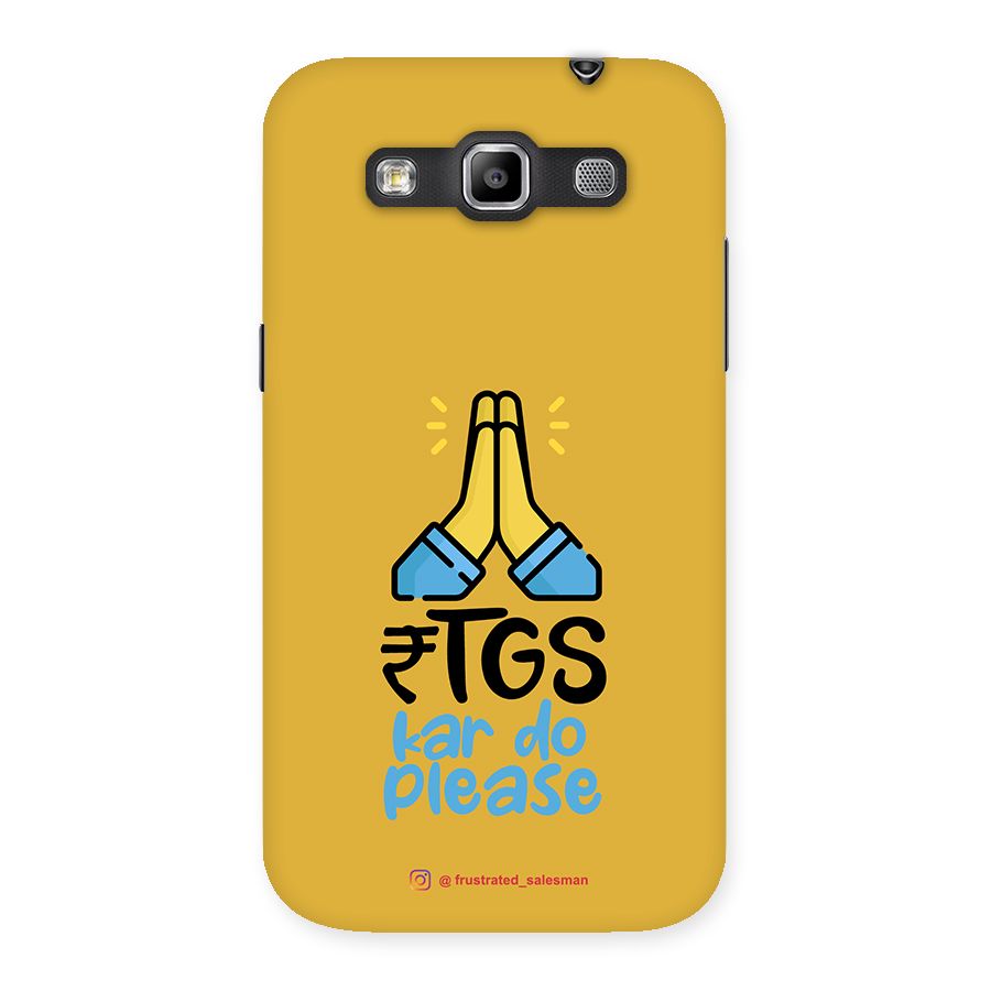 RTGS Kar Do Please Mustard Yellow Back Case for Galaxy Grand Quattro