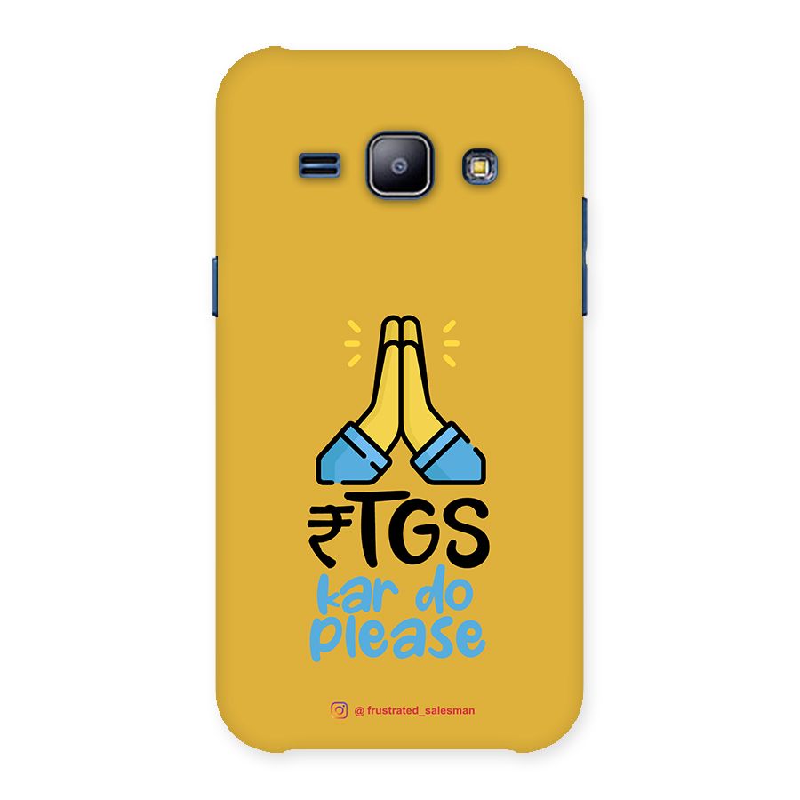 RTGS Kar Do Please Mustard Yellow Back Case for Galaxy J1