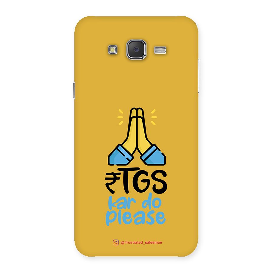 RTGS Kar Do Please Mustard Yellow Back Case for Galaxy J7
