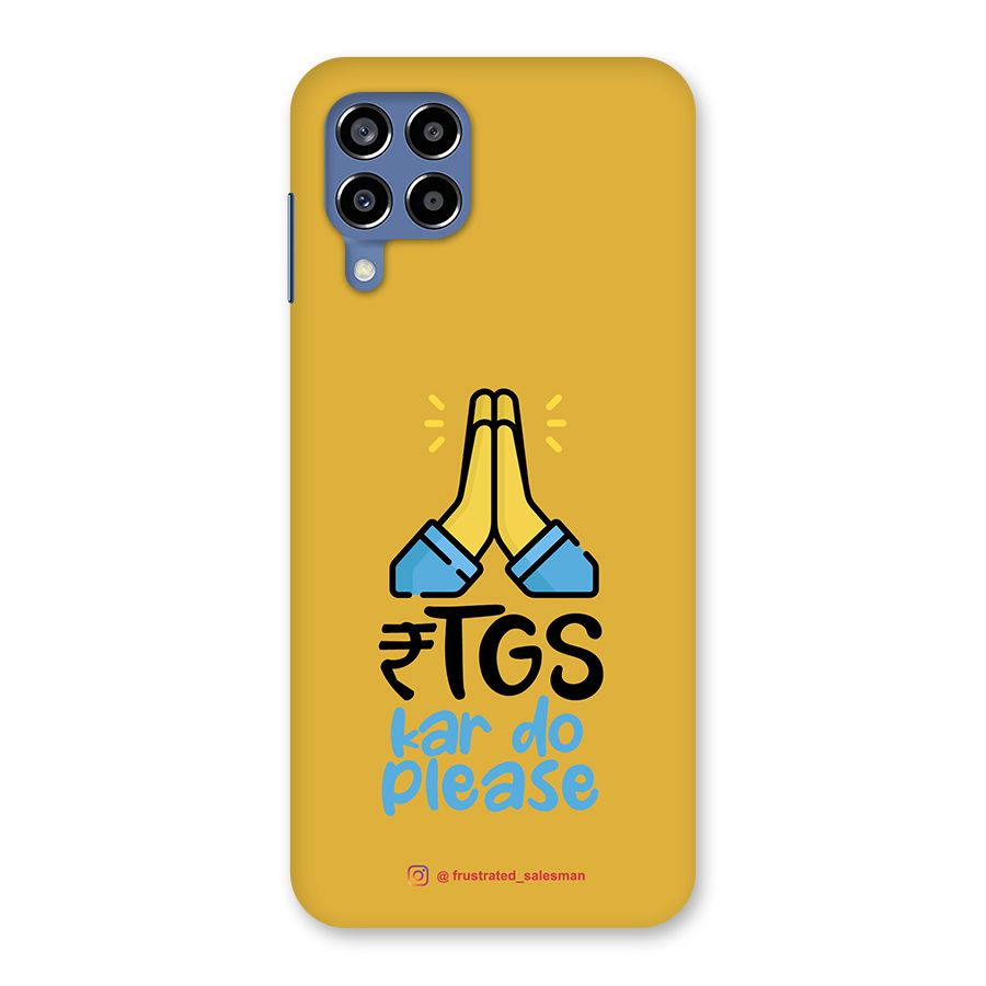 RTGS Kar Do Please Mustard Yellow Back Case for Galaxy M53 5G