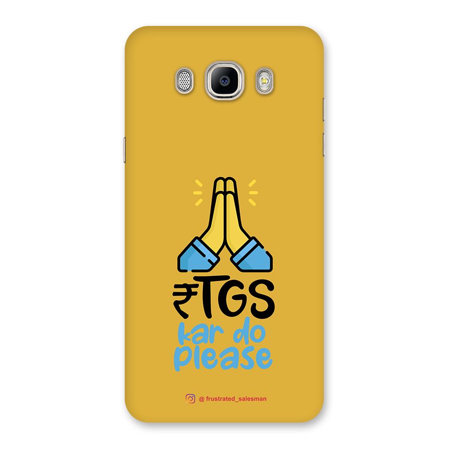 RTGS Kar Do Please Mustard Yellow Back Case for Galaxy On8
