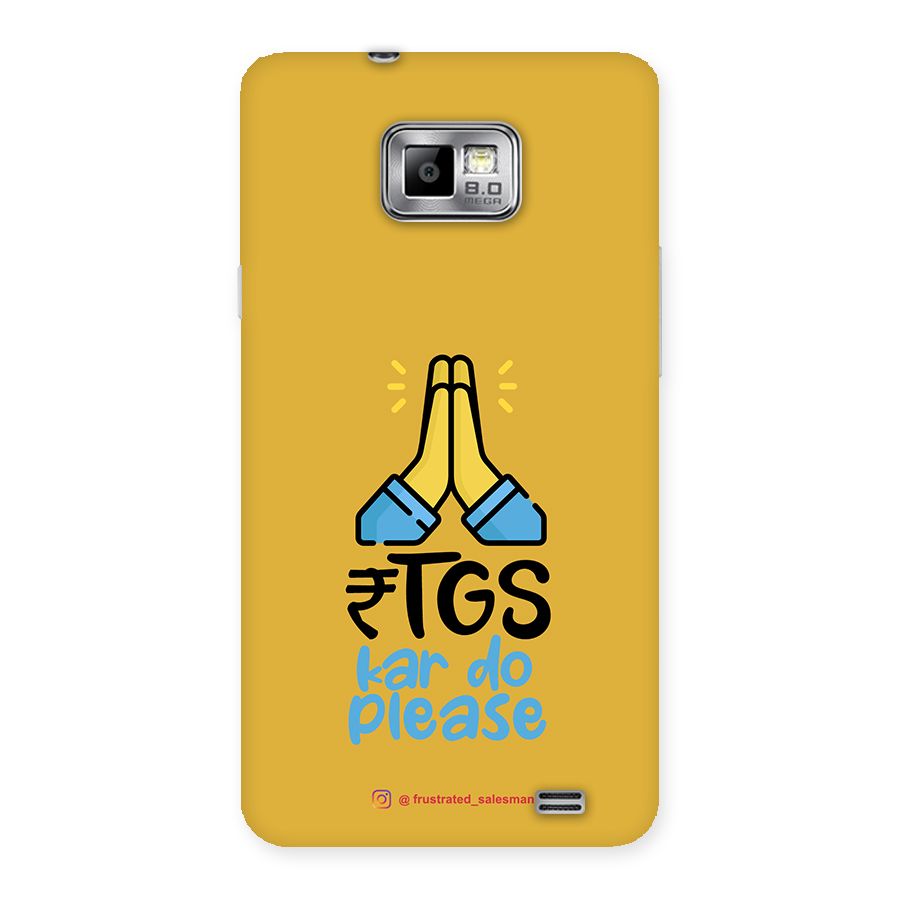 RTGS Kar Do Please Mustard Yellow Back Case for Galaxy S2