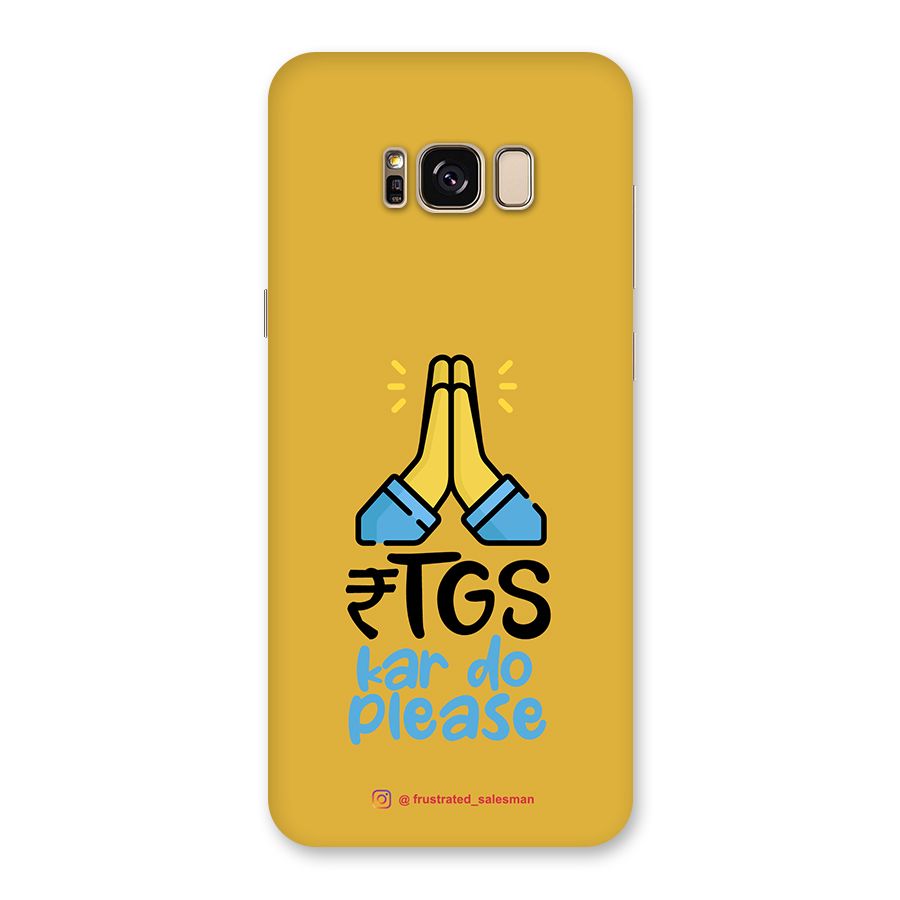 RTGS Kar Do Please Mustard Yellow Back Case for Galaxy S8 Plus