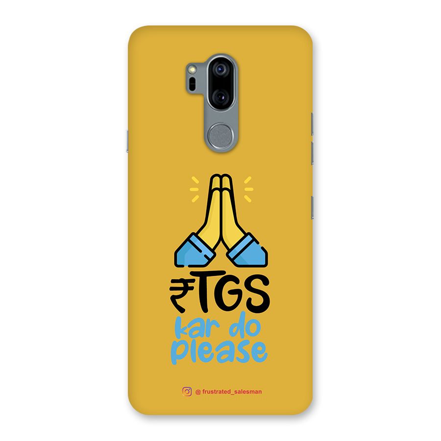 RTGS Kar Do Please Mustard Yellow Back Case for LG G7
