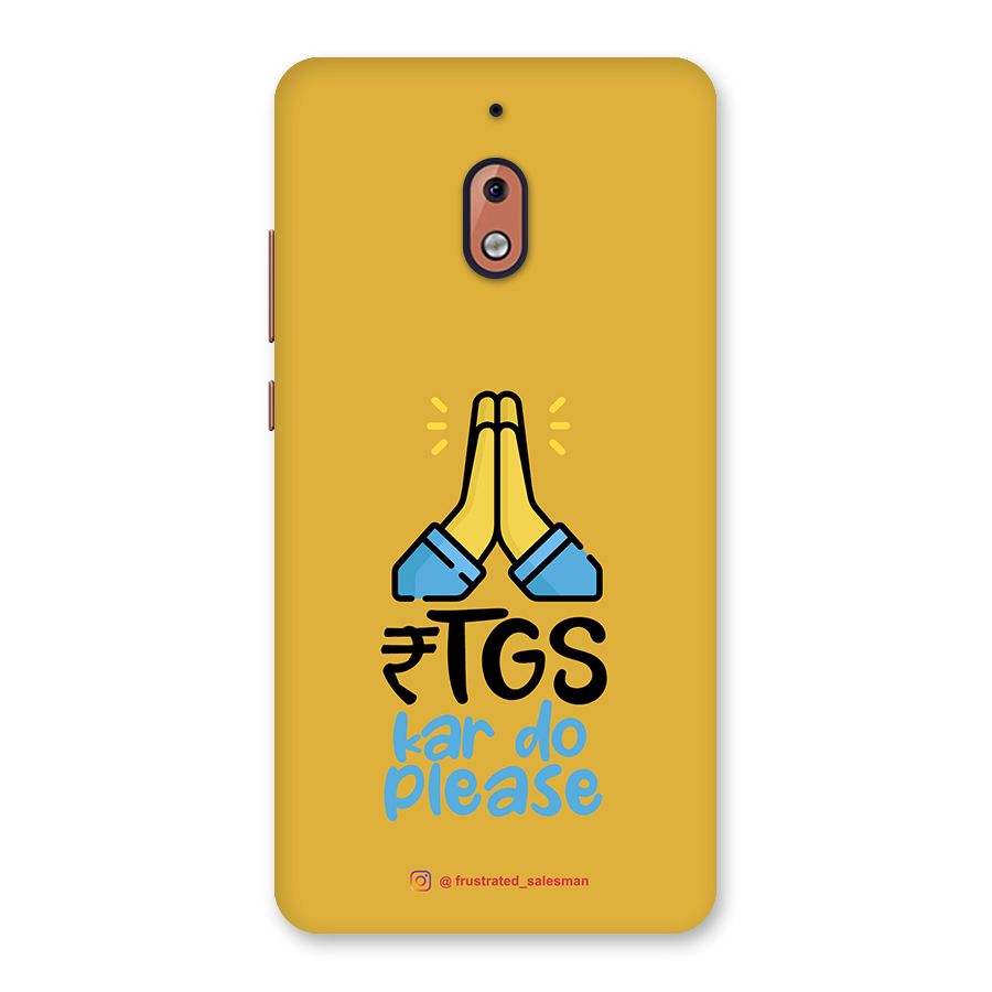 RTGS Kar Do Please Mustard Yellow Back Case for Nokia 2.1