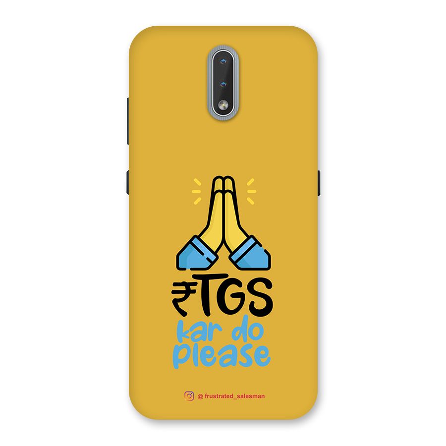 RTGS Kar Do Please Mustard Yellow Back Case for Nokia 2.3