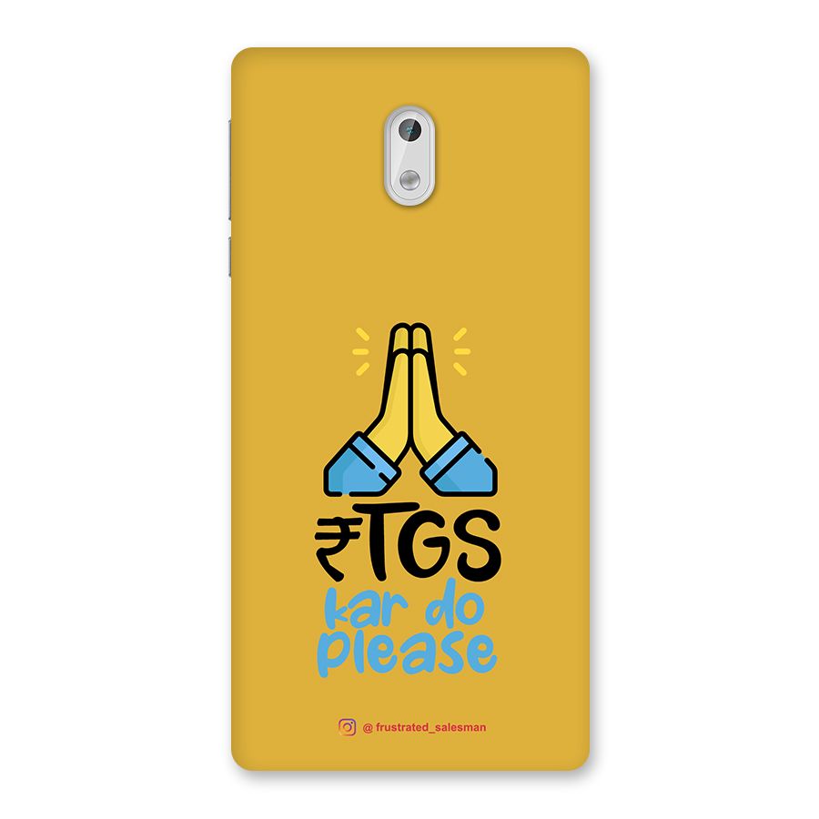 RTGS Kar Do Please Mustard Yellow Back Case for Nokia 3